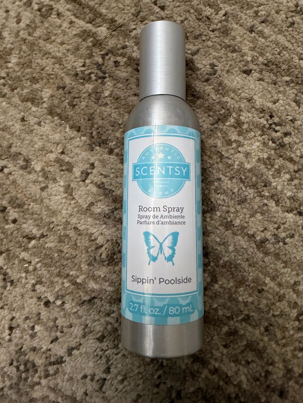 Scentsy Sippin' Poolside Room Spray - Aqua Blue